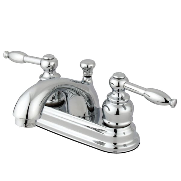 4" Centerset Bathroom Faucet, Chrome